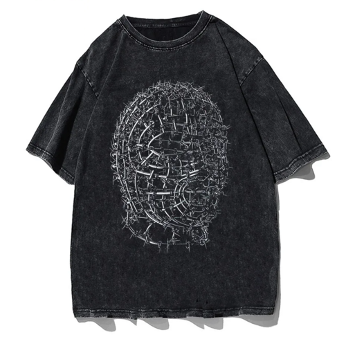 Gothic Vintage Grunge Y2K Oversized Anime T-Shirt