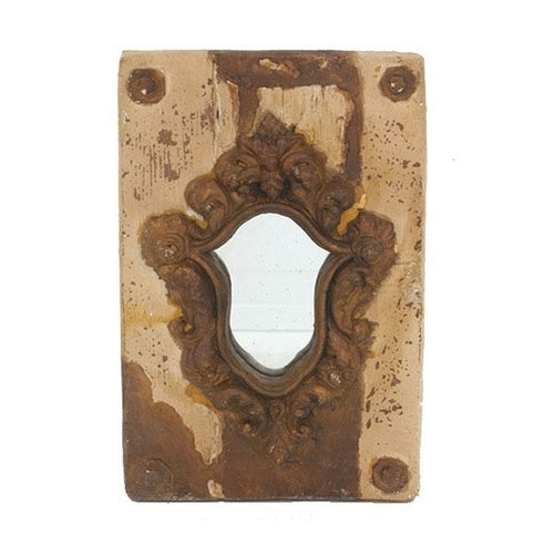 Gothic Mounted Wall Mirror Boxed In 2S