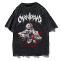 Gothic Demon Anime Print T-Shirt Women Y2K Harajuku Streetwear