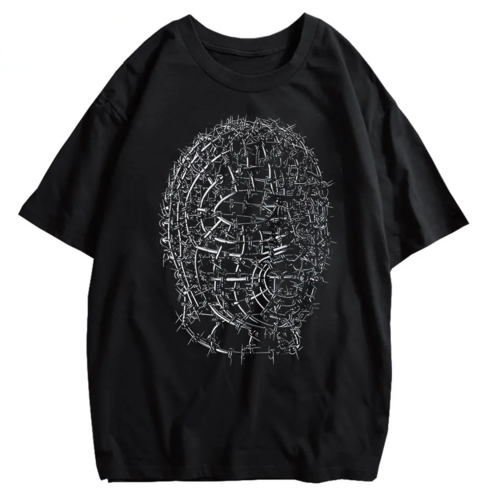 Gothic Vintage Grunge Y2K Oversized Anime T-Shirt