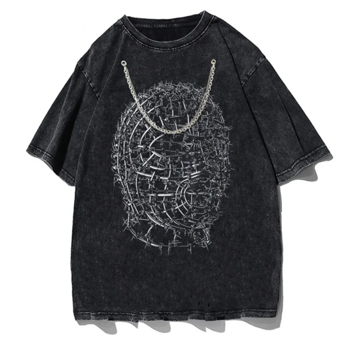 Gothic Vintage Grunge Y2K Oversized Anime T-Shirt