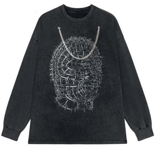 Gothic Vintage Grunge Y2K Oversized Anime T-Shirt